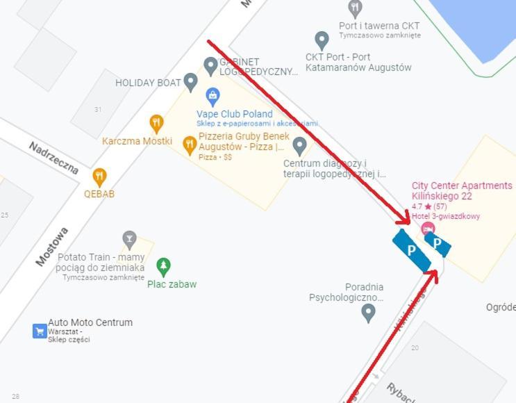 City Center Apartments - Apartamenty Nad Rzeka Netta أوغستوف المظهر الخارجي الصورة